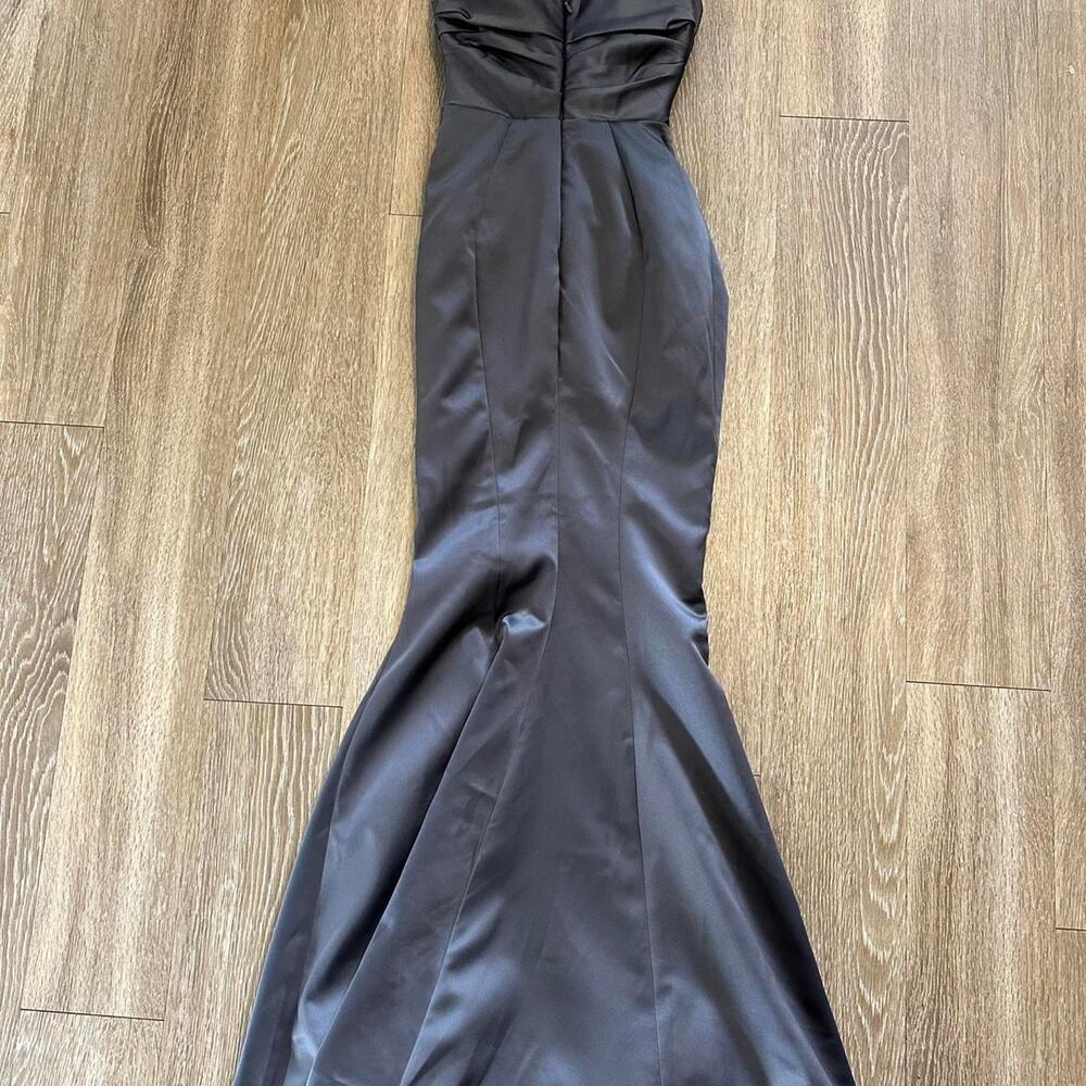 House of CB 'Fleur' Shadow Maxi Strapeless Bridesmaid Gown - Picture 2 of 2